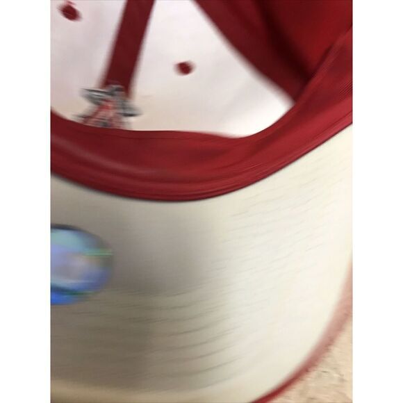 Outdoor Cap Anaheim Angels Red Sports Hat Strap back Adjust Team MLB Wool Blend - Picture 6 of 8